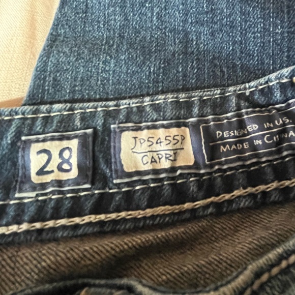 Miss Me Capri Jeans Flyer de lis size 28 - Picture 3 of 13